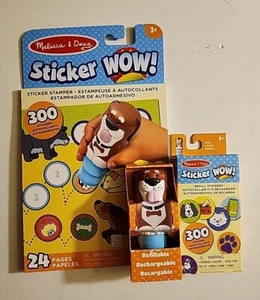 NEU Melissa & Doug Sticker Wow Buch und Stamper mit 300 Stickern (Bonus 300 Box) - Bild 1 von 8