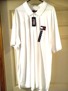 Tommy Hilfiger Tommy Jeans Mens Size 3XL Polo NWT WHite with Logo - Picture 1 of 2