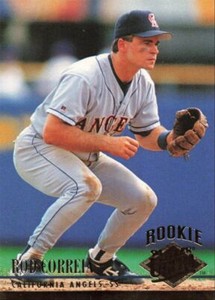1994 Fleer Ultra Rookie Card Rod Correia California Angels #21