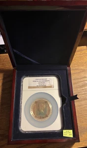 1990 ISLE OF MAN SILVER 5 CROWN - PENNY BLACK ANNIVERSARY - NGC GRADED GEM PROOF - Picture 1 of 4