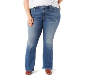 Signature by Levi Strauss & Co. Women's and Women's Plus Modern Bootcut Jeans - Picture 1 of 5