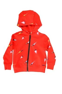 Scuderia Ferrari Kid Full Zip Pictorial Hooded Cotton Track Jacket 5/6 Years - Picture 1 of 4