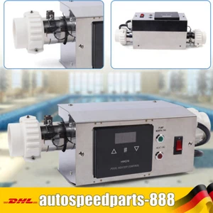 Poolheizung Elektro-Durchlauferhitzer Thermostat SPA Schwimmbad Thermostat 3KW - Bild 1 von 12