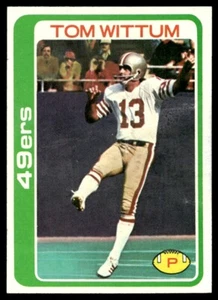 1978 Topps Tom Wittum San Francisco 49ers #77 - Picture 1 of 2