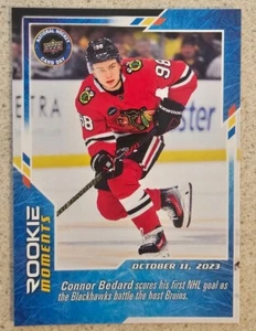 23-24 UD National Hockey Card Day Rookie #NHCD-31 Connor Bedard Blackhawks RC - Picture 1 of 2