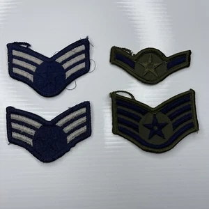 F Lot Bulk Vintage Retro Patches Senior Airman Staff Sergeant US Air Force - Bild 1 von 4