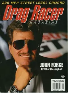 Drag Racer Magazine January 1998 John Force 200MPH Street Camaro New In Mailer - Imagen 1 de 1
