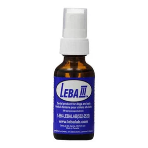 Leba III Pet Dental Spray, 1 ounce | spray on tartar control