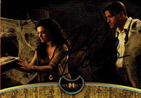 BRENDAN FRASER - Rick O'Connell - The Mummy Returns - Autograph Trading Card Cover