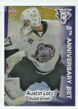 2021-22 Jacksonville Icemen (ECHL) 5th Anniversary Austin Lotz (goalie)