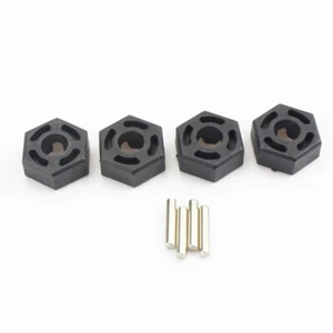 4x 1:10 RC mozzi ruota esagonali per WLtoys 104001 Veicoli Buggy Trucks - Foto 1 di 7
