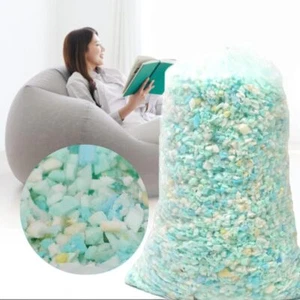 5LBS Bean Bag Filler High Density Shredded Memory Foam Pillow Stuffing Beanba... - Picture 1 of 5