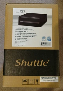 Shuttle XPC X27 Barebone Mini PC, Intel Atom 230 - Brand New - Picture 1 of 2