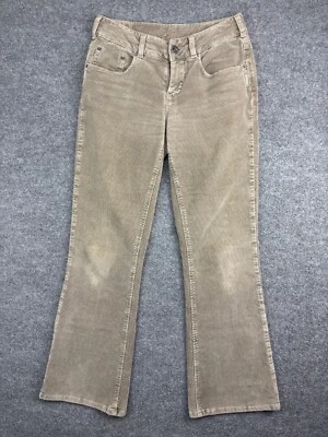 Vintage Silver Jeans Pants Women's 28/32 Beige Corduroy Bootcut Stretch Mid Rise - Image 1 of 4