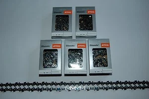 3622 Original 5x Stihl Sägekette 60cm 1,5 mm  3/8"  84 TG VOLLMEISSEL - Bild 1 von 1