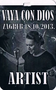 VAYA CON DIOS 18.10.2013. ZAGREB CROACIA - ARTISTA - PASE DETRÁS DEL ESCENARIO - Imagen 1 de 1