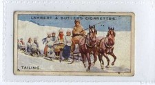 (Ja7407-100) lambert & butler,winter sports,tailing,1924#16