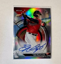 2023 Topps Finest Refractor Bo Naylor Auto #FA-BN Rookie Card RC Guardians
