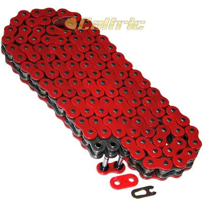 O-Ring Drive Chain for Ducati 800 Monster 800 S2R 2004 2005 2006 2007 Red - Image 1 of 4