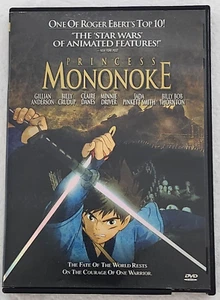 Princess Mononoke DVD, 2000 Anime Movie, Ghibli, Hayao Miyazaki, Free Shipping - Picture 1 of 2