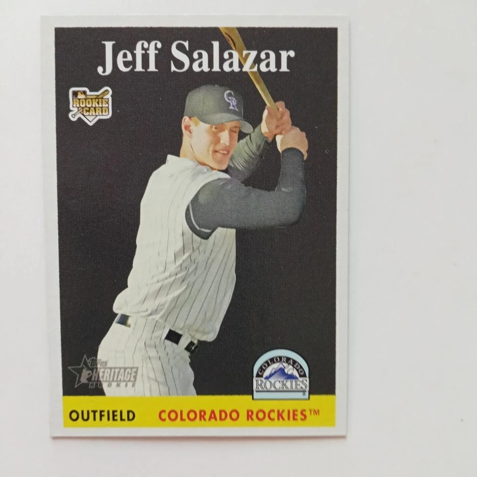 2007 Topps Heritage #466 Jeff Salazar Rookie Rockies - Image 1 of 1