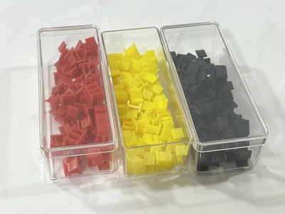 Vintage 1980 Risk Game Armies Roman Numerals Replacement Pieces 3 Colors - Image 1 of 2