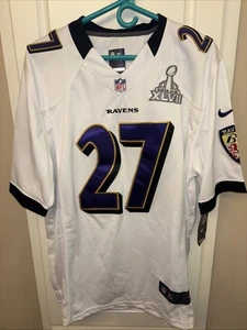 NWT! Baltimore Ravens Jersey Super Bowl XLVII Ray Rice L Nike NFL STITCHED SEWN! - Picture 1 of 23