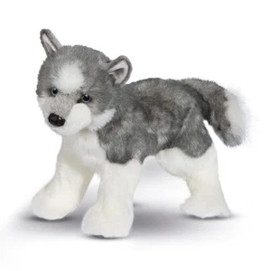 Sasha Peluche Husky Cucciolo Peluche 16 Pollici Morbido Design Realistico - Foto 1 di 3