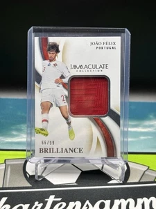 2020 PANINI Immacolata Collezione Brilliance Memorabilia /99 Card Joao Felix - Foto 1 di 3