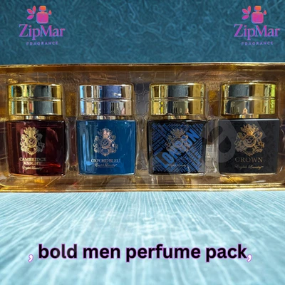 Juego de regalo de lavandería inglesa para hombres Cambridge Knight Oxford Bleu London Crown 4x0,68 oz Foto 1 de 4