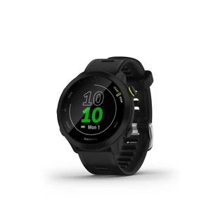 Garmin Forerunner 55 GPS, EU, Black Montre de course GPS 42 mm noir - Photo 1/7