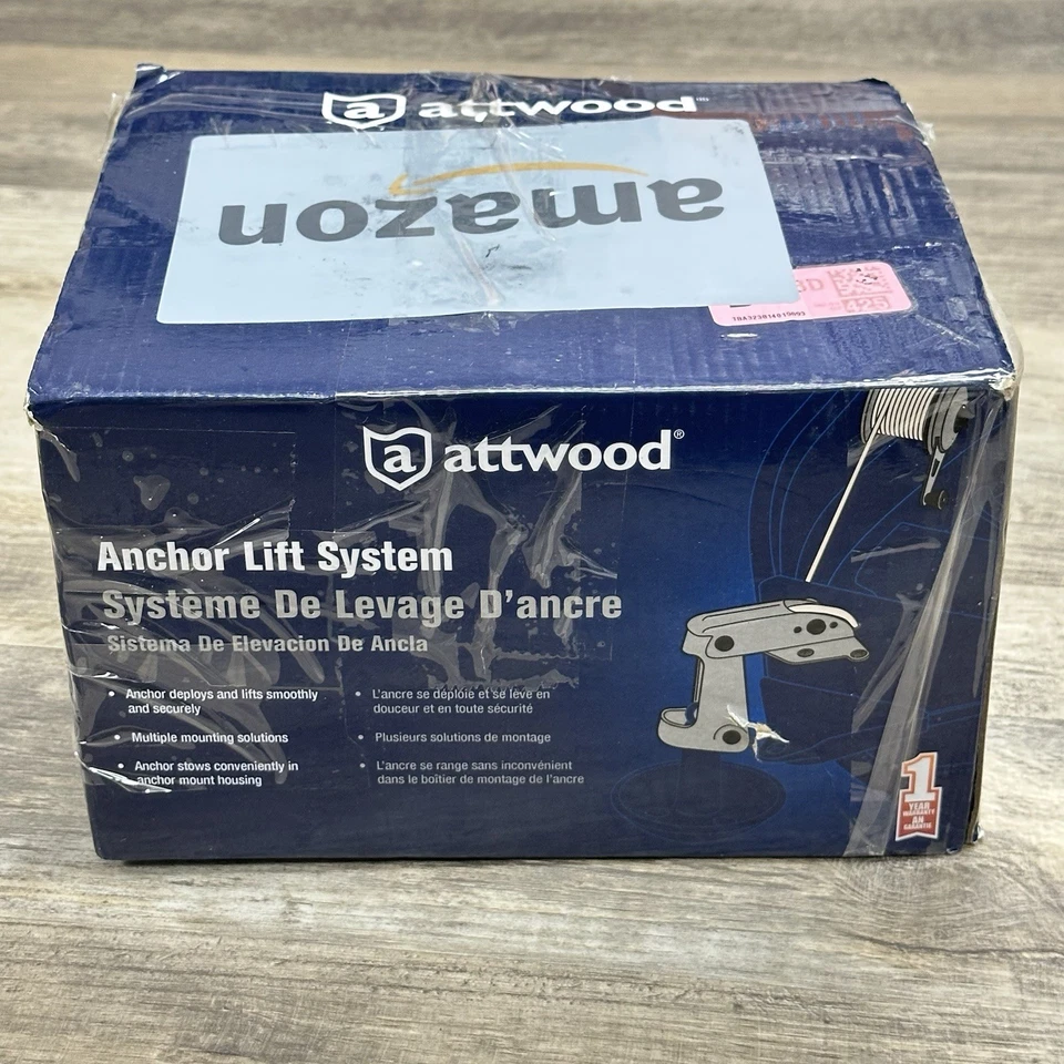 Sistema de elevación de anclaje Attwood 13710-4 UPC 022697137104 - Nueva caja abierta Foto 1 de 4