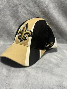 Reebok NFL Equipment New Orleans Saints Football Sideline Strapback Hat Cap - Picture 1 of 6