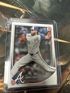 CHRIS SALE - 2025 Bowman Card #82 Atlanta Braves Baseball - Picture 1 of 2