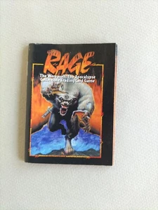 RAGE WEREWOLF COLLECTIBLE CARD GAME TCG /RULES BOOKLET/WHITE WOLF - Imagen 1 de 1