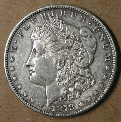 $1 Morgan Silver Dollar 1878-CC XF-AU Detail Carson City Mint * AvenueCoin - Image 1 of 2