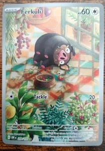 Pokemon Ferkuli OBF 209 Obsidian Flames Illustration Rare Deutsch Near Mint - Bild 1 von 4