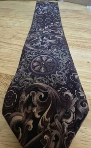 Vintage Karl Lagerfeld Mens Neck Tie Multicolor Designer Floral Classic All Silk - Picture 1 of 7