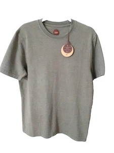 COMMON PEOPLE T-Shirt osmanische Textur Garment Dye entspannte Passform grün Small neu mit Etikett - Bild 1 von 12
