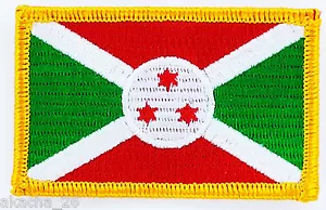 PATCH ECUSSON BRODE DRAPEAU BURUNDI INSIGNE THERMOCOLLANT NEUF FLAG PATCHE - Bild 1 von 1