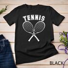 Vintage Tennis Rackets Outdoor Sport Birthday Gift Unisex T-shirt