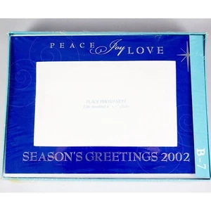 Target Photoholder Holiday Cards 2002 Season's Greetings Boxed Set 16 Cards - Picture 1 of 2