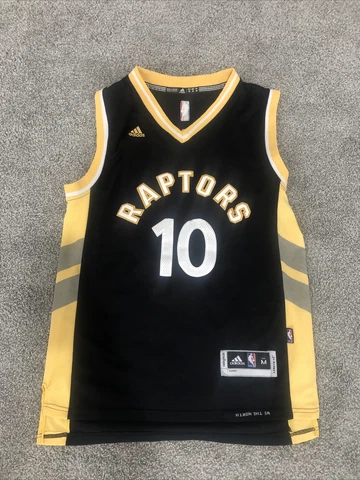 Demar DeRozan Toronto Raptors 2016-17 Adidas Swingman OVO City Jersey Size M Cover