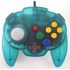 Nintendo 64 N64 Hori Pad Mini Game Controller Ocean Blue Japan Used Fedex