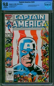 Capitán América #323 ⭐ CBCS 9.8 ⭐ 1er John Walker como SUPER PATRIOTA! Marvel 1986 - Imagen 1 de 2