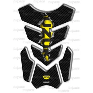 TANK PAD mod. "3Wings Rip" for Suzuki carbon look/yellow - Picture 1 of 1