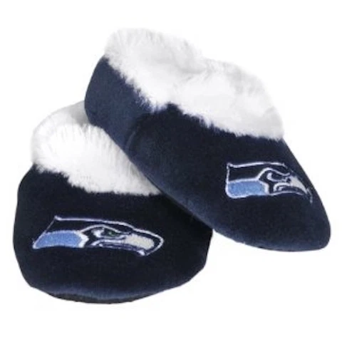 Seattle Seahawks Baby Bootie Slippers Infant Children Kids Baby Shower NFL Cover