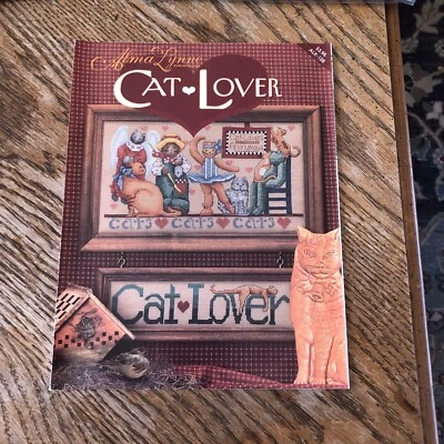 CAT LOVER Alma Lynne Cross Stitch Pattern ALX-128 Ballet Angel Cat Kittens - Image 1 of 4