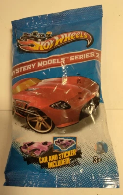 2012 Hot Wheels 1:64 MYSTERY MODELS SERIES 2 - Car & Sticker Included - NEW - Image 1 of 4