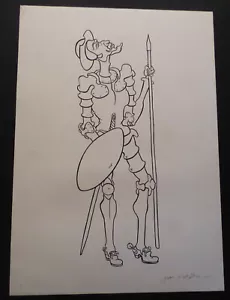 DON QUIJOTE / Signed 2005 CUBAN Screenprint by Famed Cuba Artist JUAN MOREIRA - Picture 1 of 5
